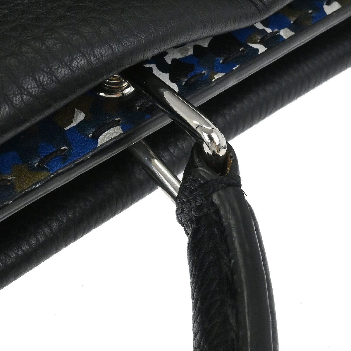 Fendi Black Selleria Peekaboo Fit 2way Shoulder Handbag