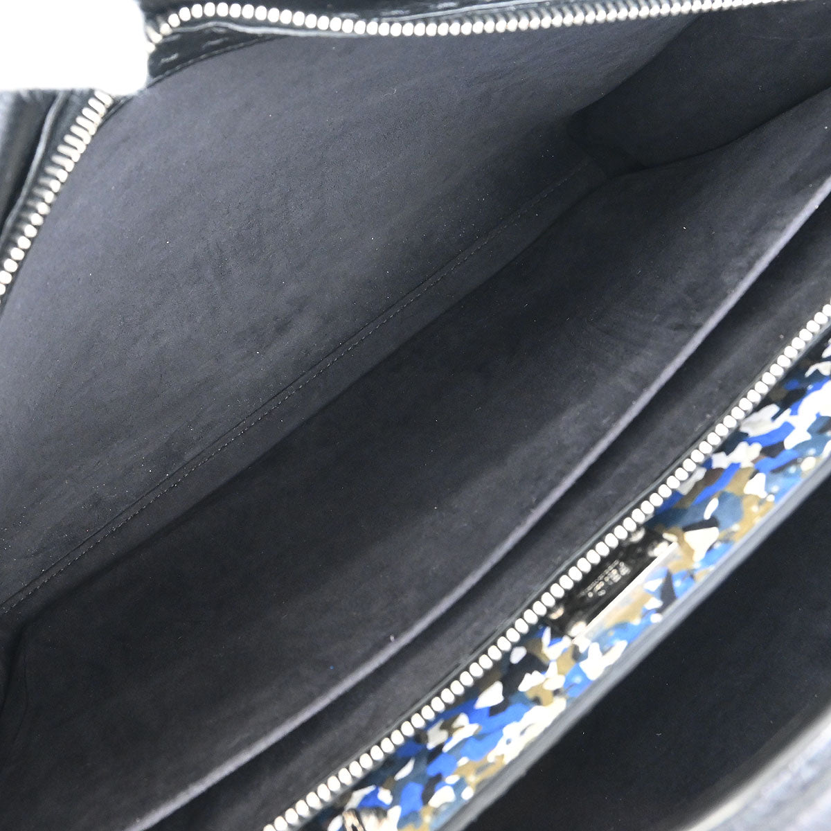 Fendi Black Selleria Peekaboo Fit 2way Shoulder Handbag