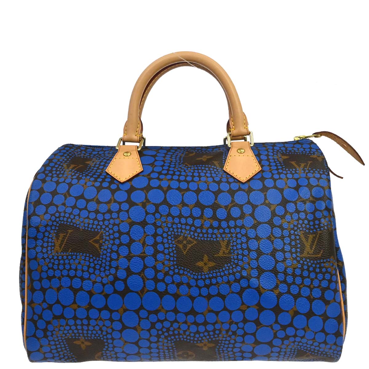 Louis Vuitton Blue Monogram Town Speedy 30 Handbag M40691