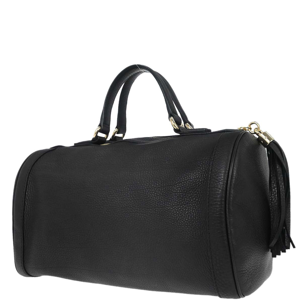 Gucci Black Leather Soho Handbag