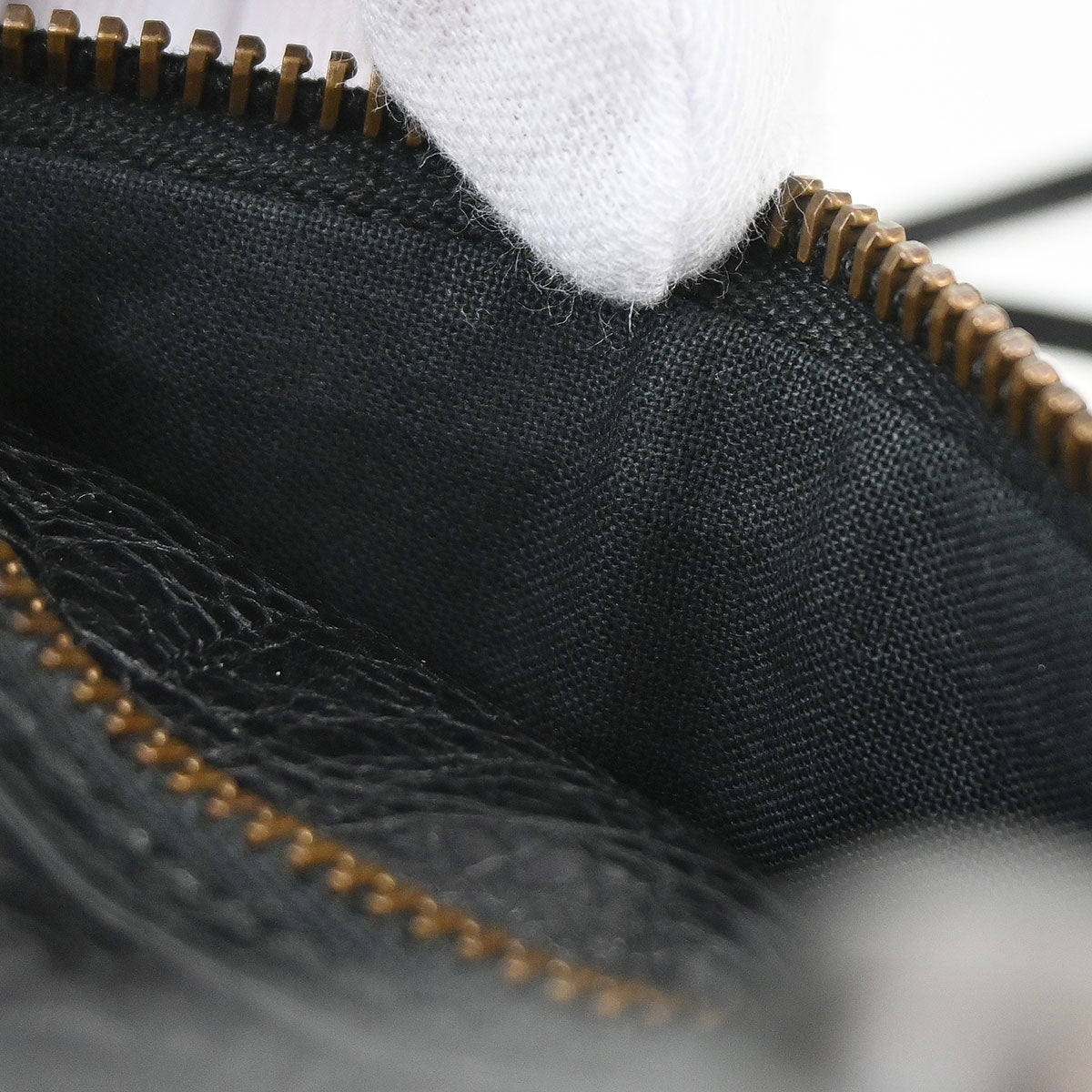 Balenciaga Black Goatskin City Mini Shoulder Handbag