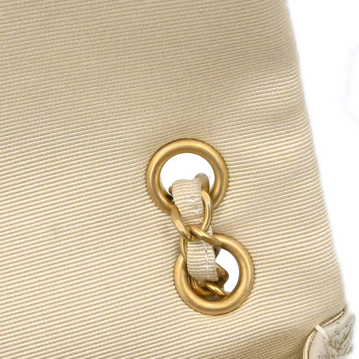 Chanel Ivory Tweed Patchwork Shoulder Bag