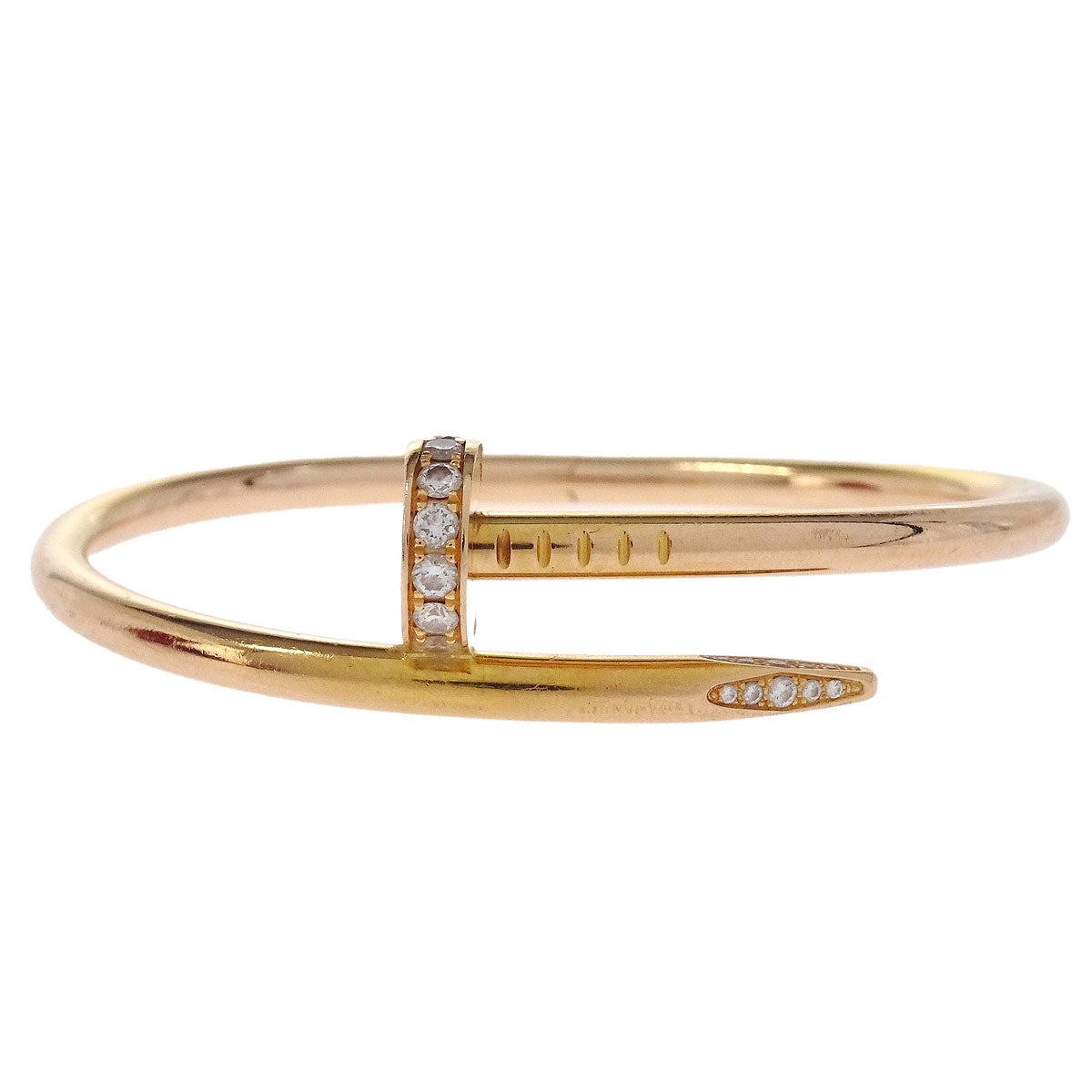 Cartier Juste Un Clou Bracelet #15 EJU488 Au750 Diamond Jewelry