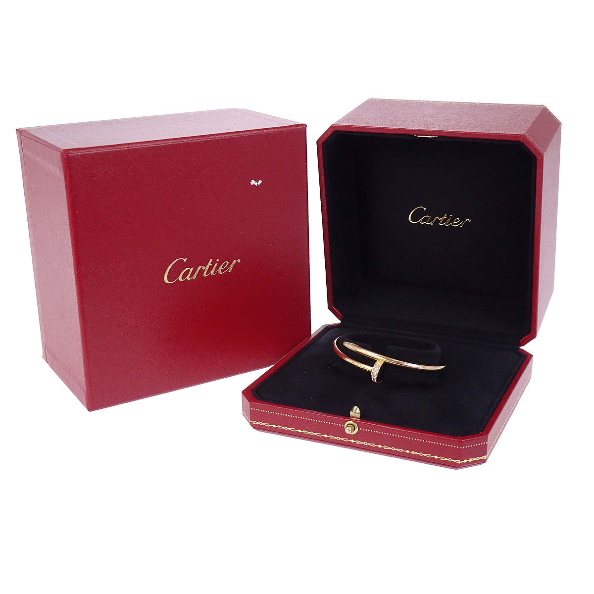 Cartier Juste Un Clou Bracelet #15 EJU488 Au750 Diamond Jewelry