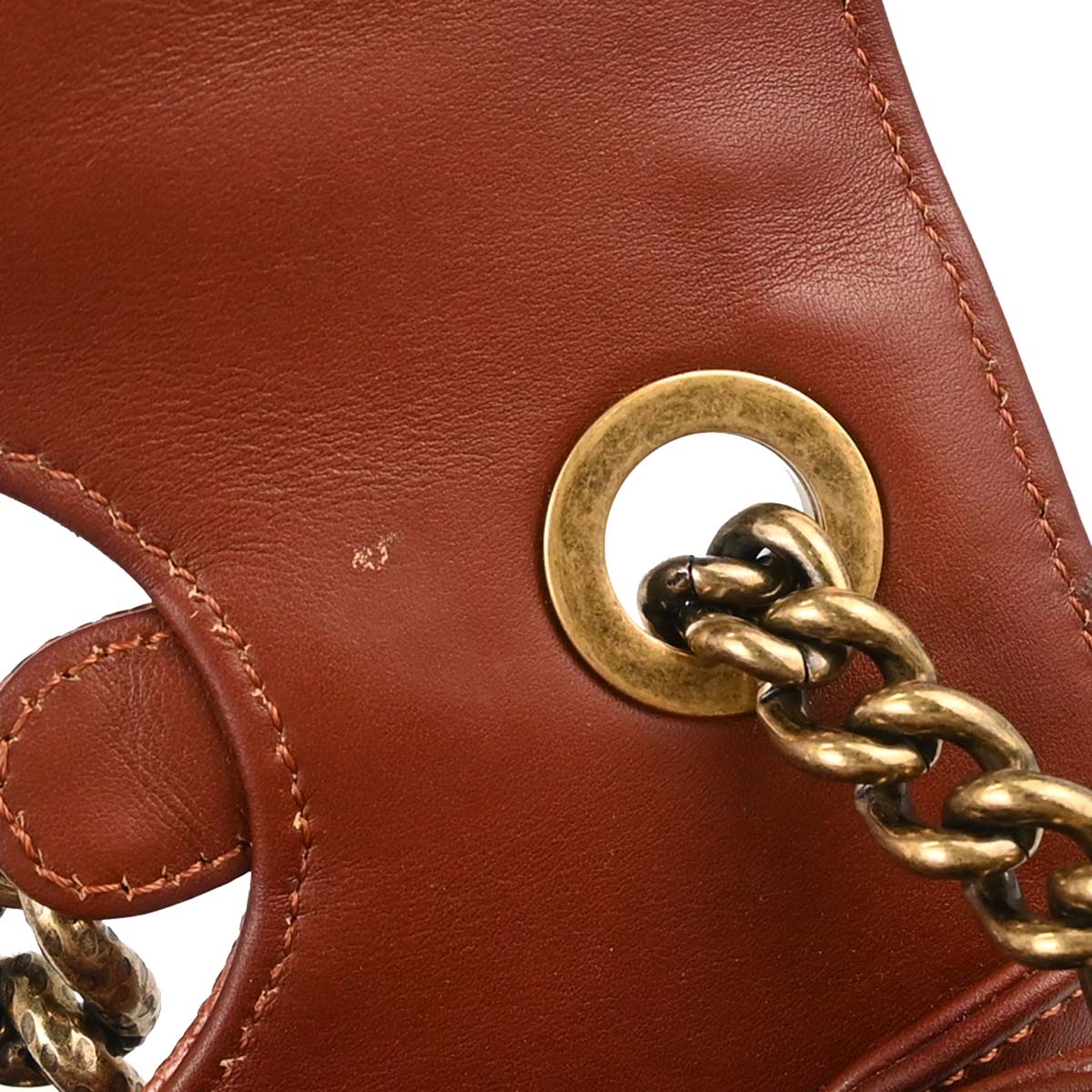 Chanel * Brown Lizard Perfect Edge Flap 2way Shoulder Handbag