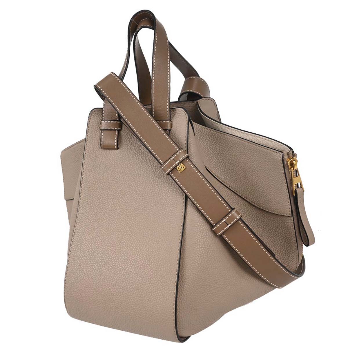 Loewe Beige Hammock 2way Shoulder Tote Handbag