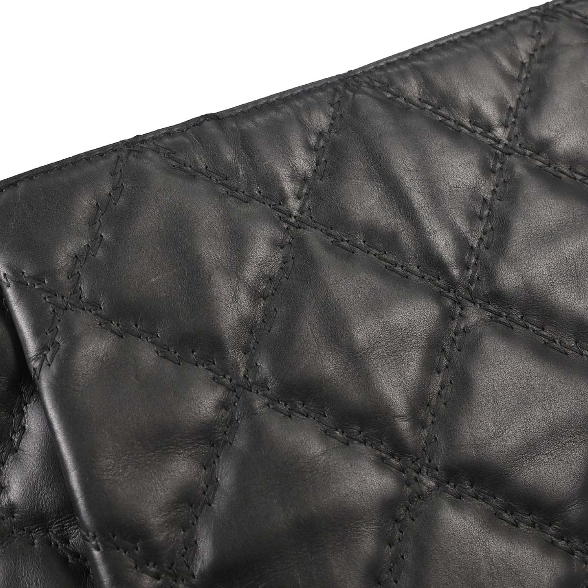 Chanel Black Lambskin Hamptons Tote Handbag
