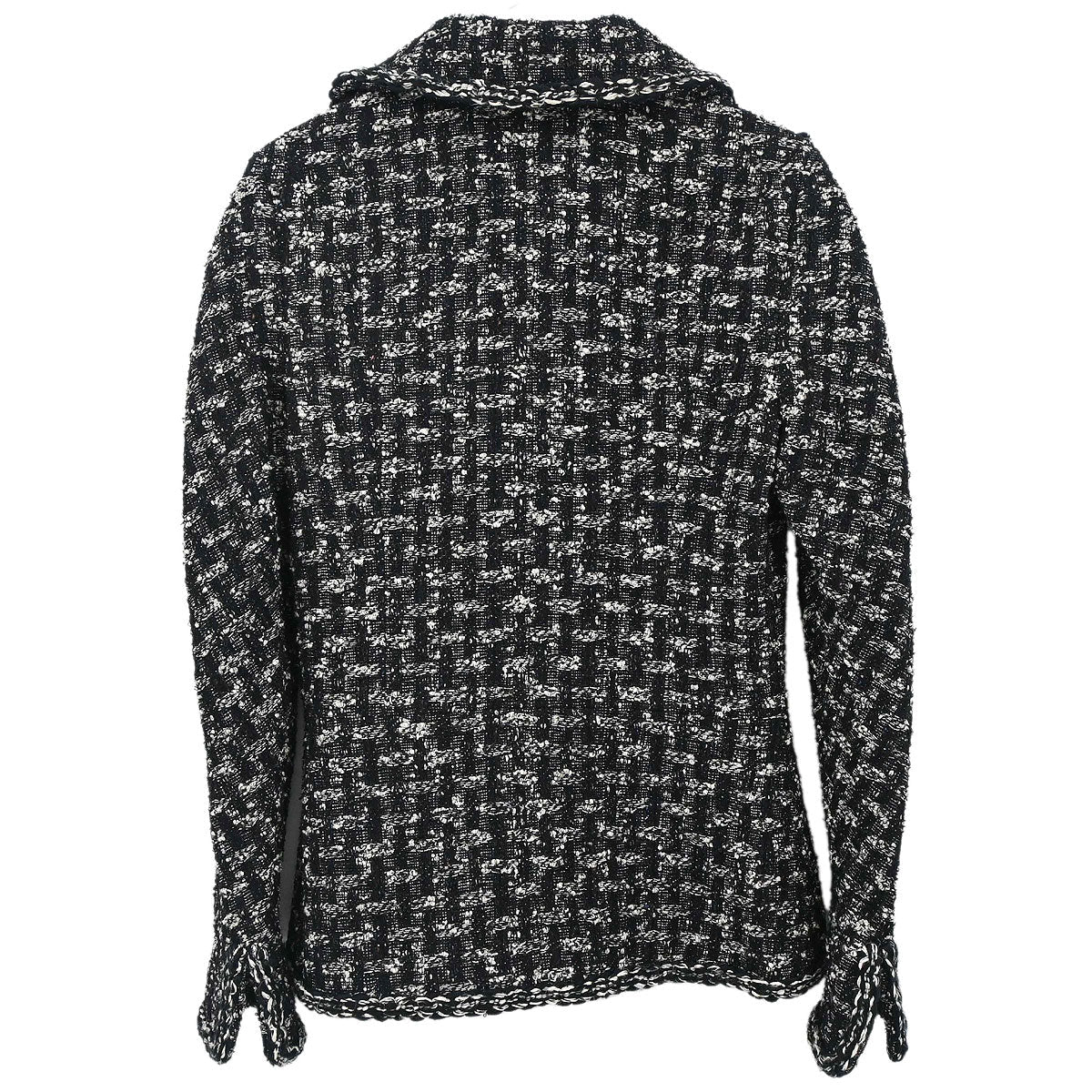 Chanel 2013-2014 Jacket Tweed Black #38