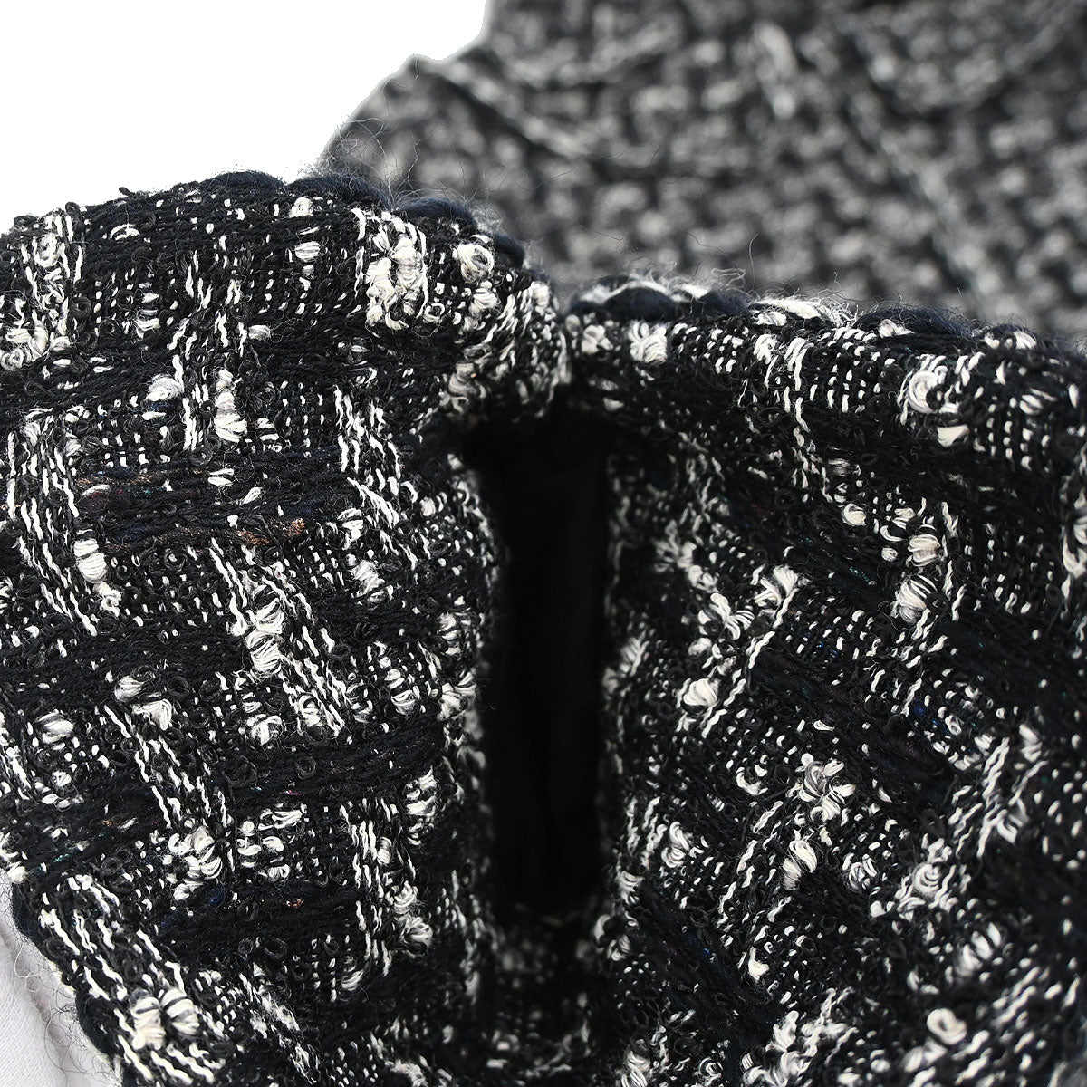 Chanel 2013-2014 Jacket Tweed Black #38