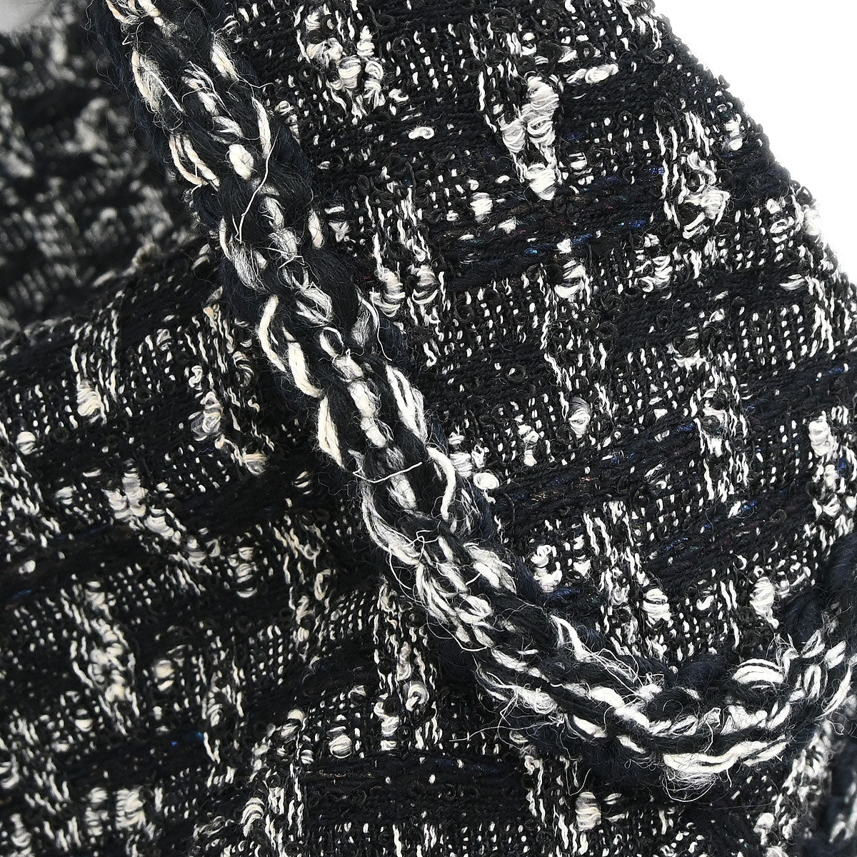 Chanel 2013-2014 Jacket Tweed Black #38