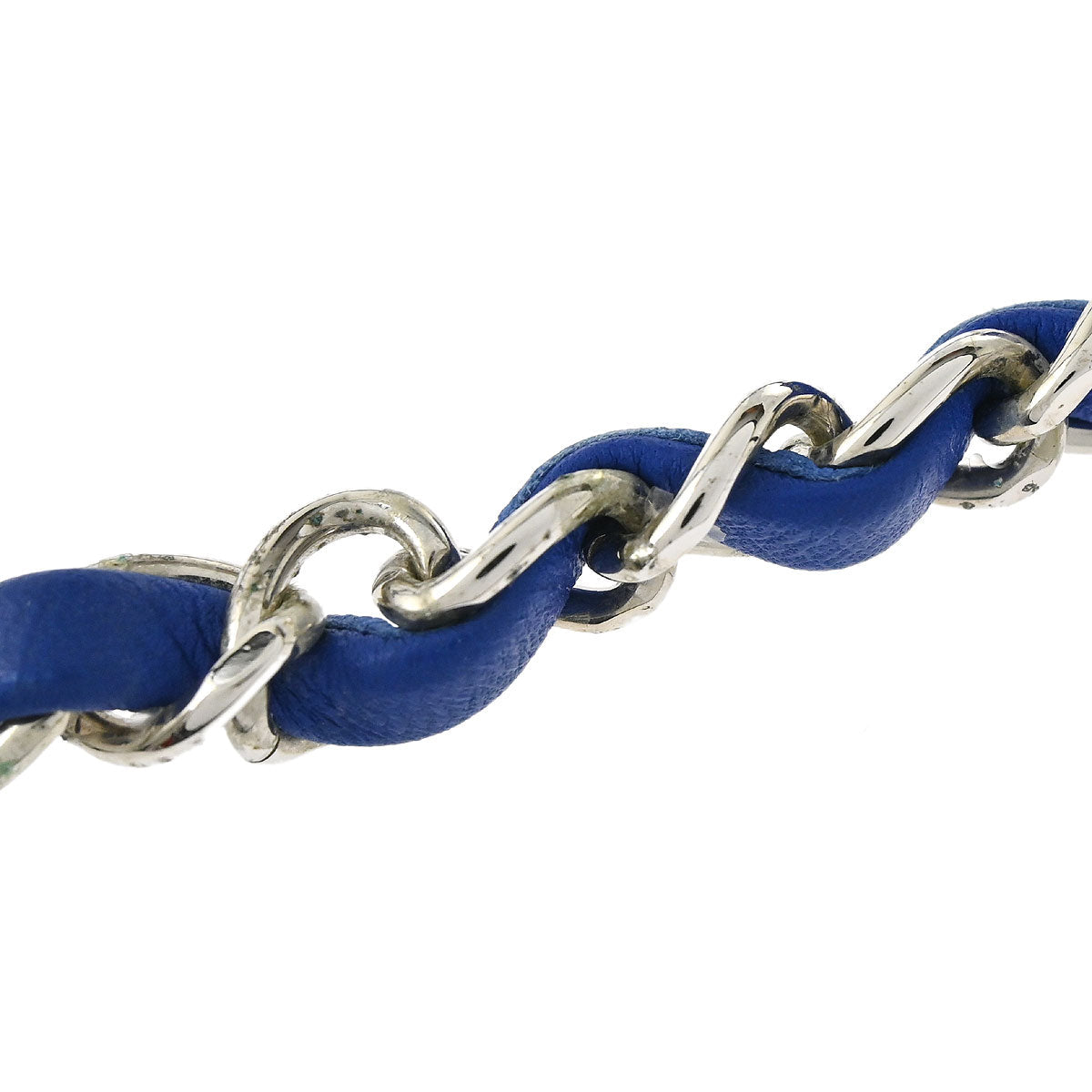 Chanel Blue Lambskin Mini Classic Square Flap Shoulder Bag 17
