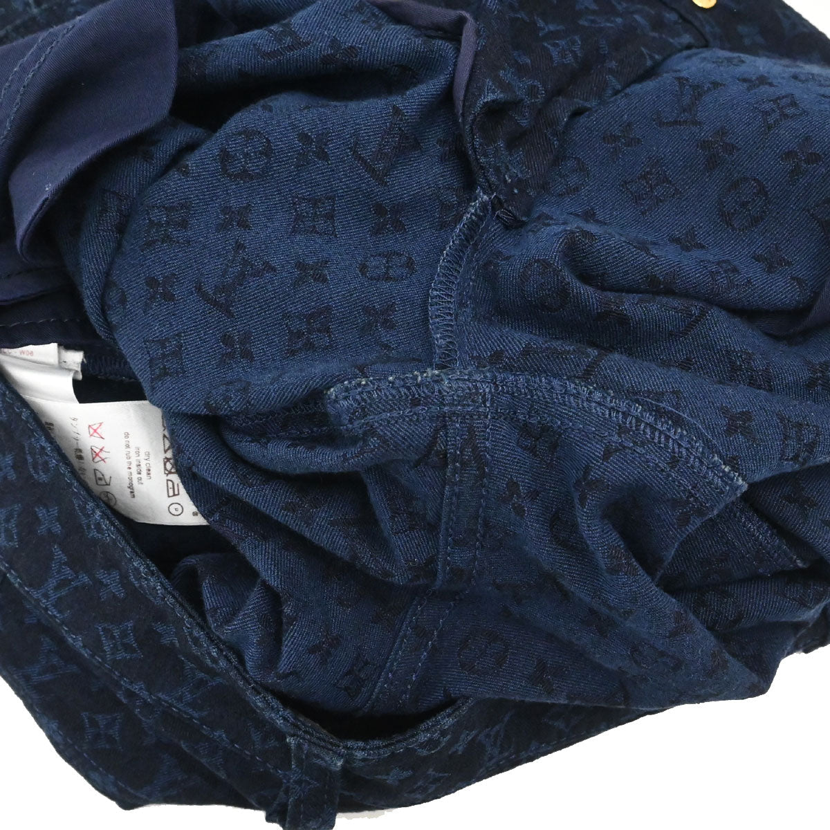 Louis Vuitton 2011 Monogram Long Pants Navy #40