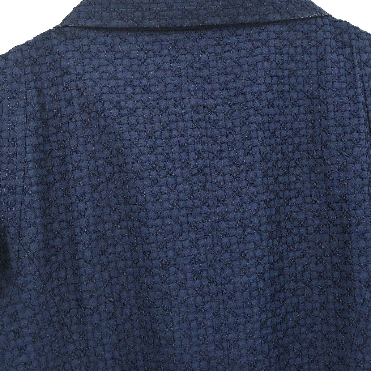 Chanel 2010 Short Sleeve Dress Navy #42