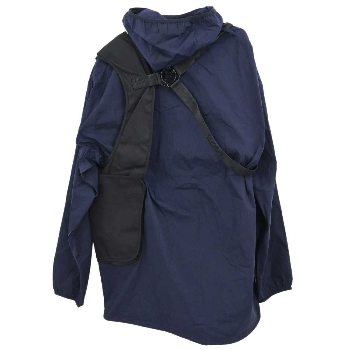Louis Vuitton 2019 Docking Hooded Pullover Jacket Navy #50
