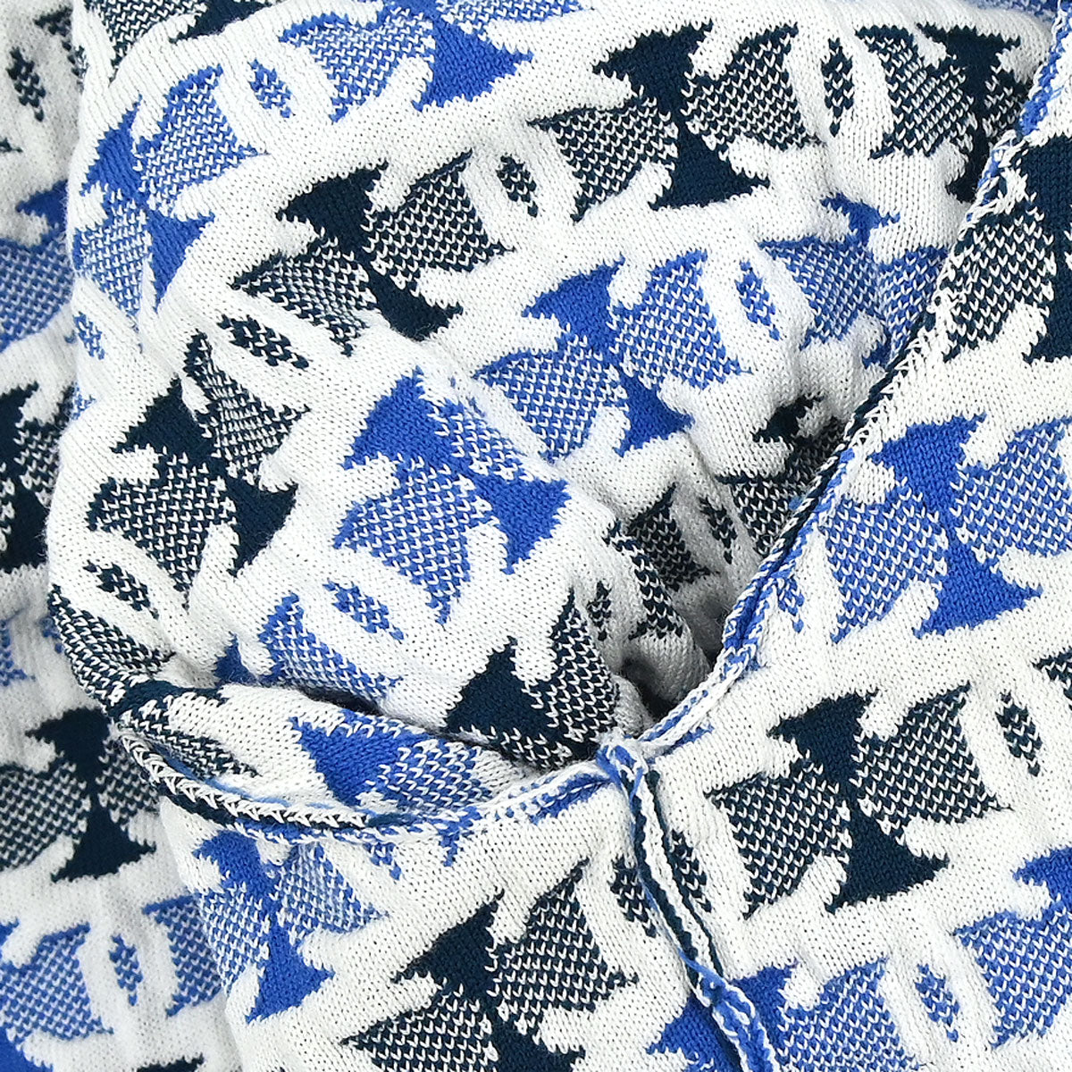 Chanel 2018-2019 Short Sleeve Knit CC Cardigan Blue #40