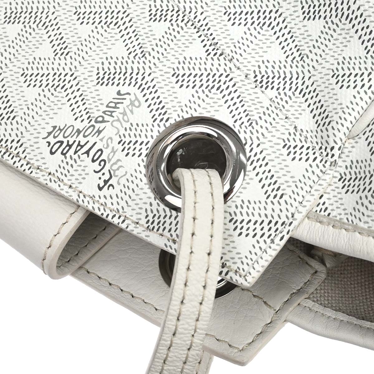 Goyard White Rouette Shoulder Bag
