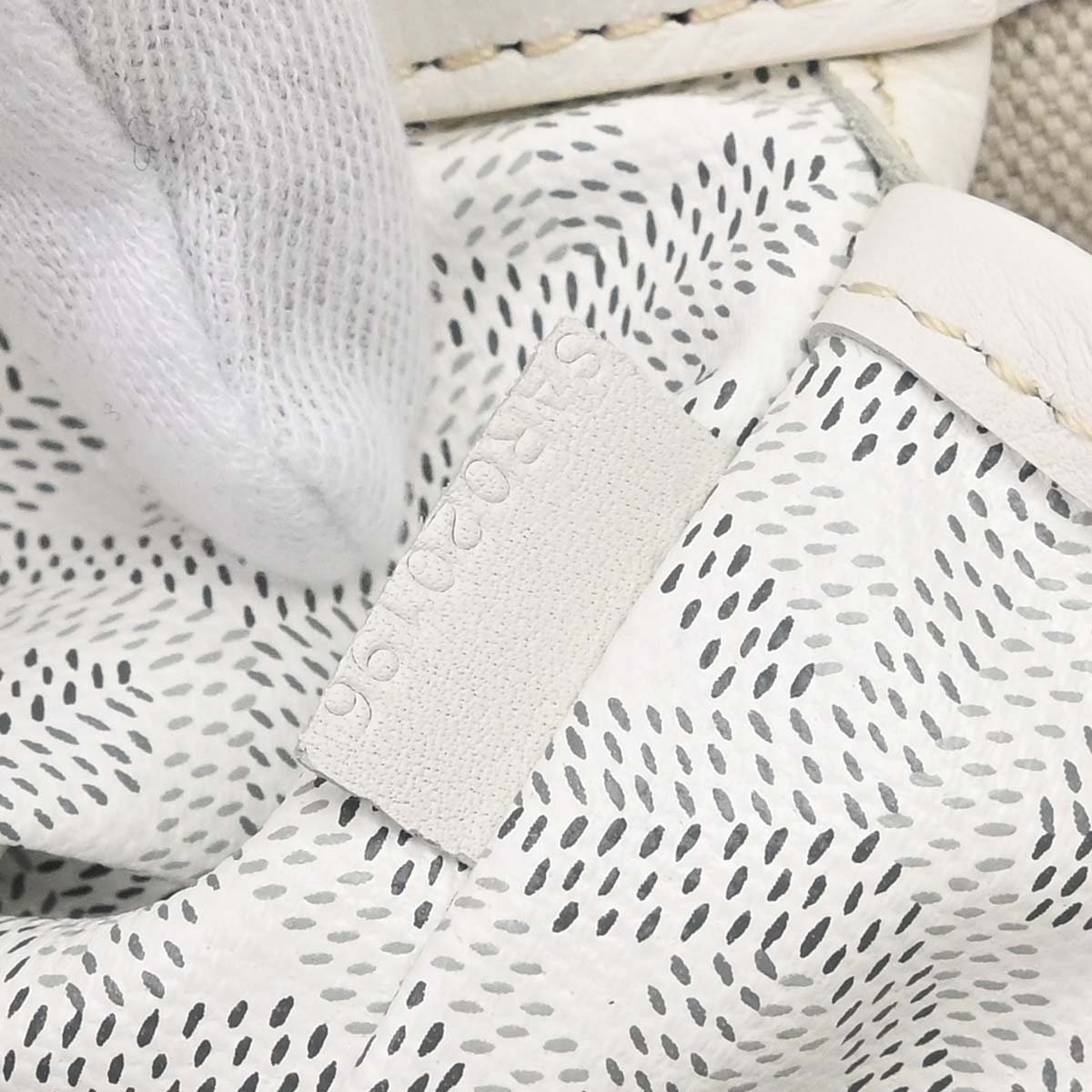Goyard White Rouette Shoulder Bag