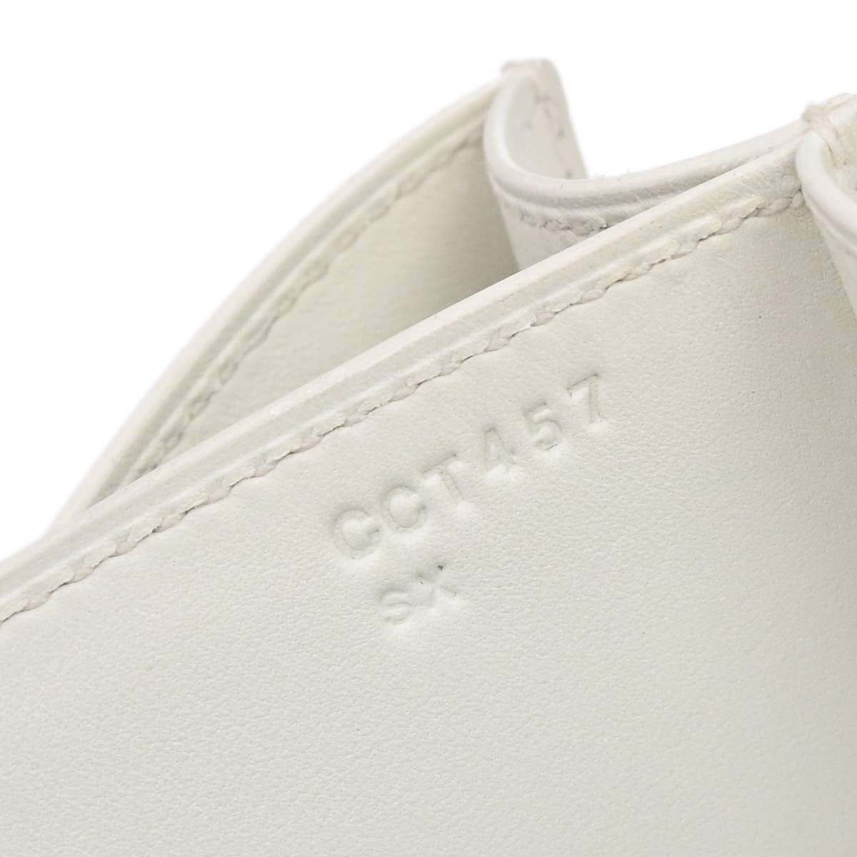 Hermes White Evercolor Constance 24 Shoulder Bag