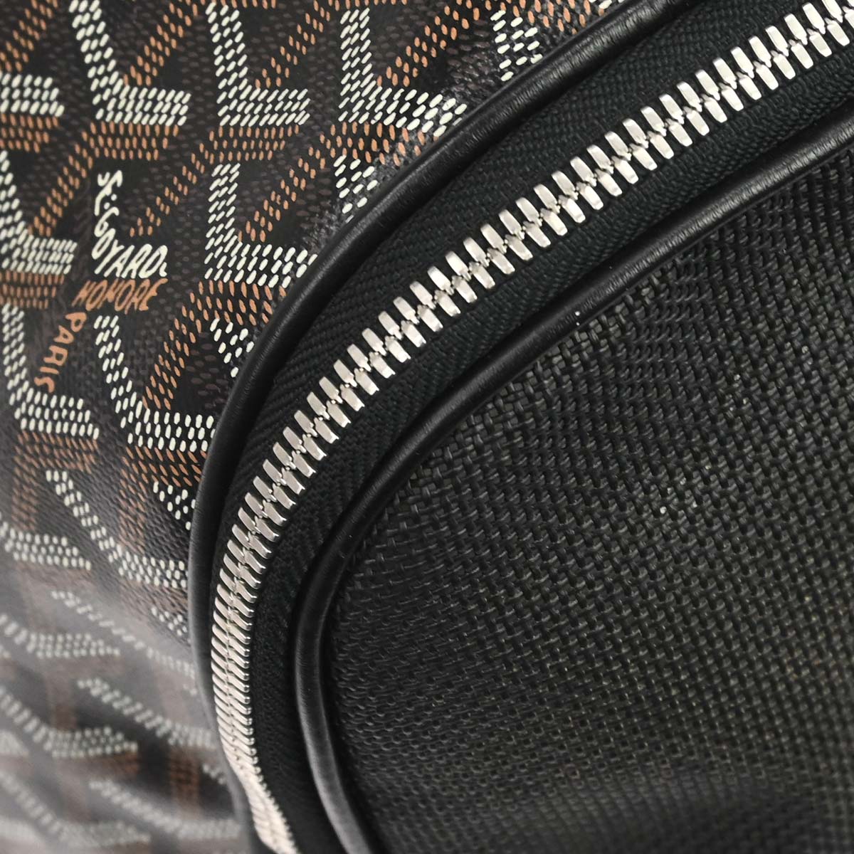 Goyard Black Voltigeur MM Pet Carrier Handbag