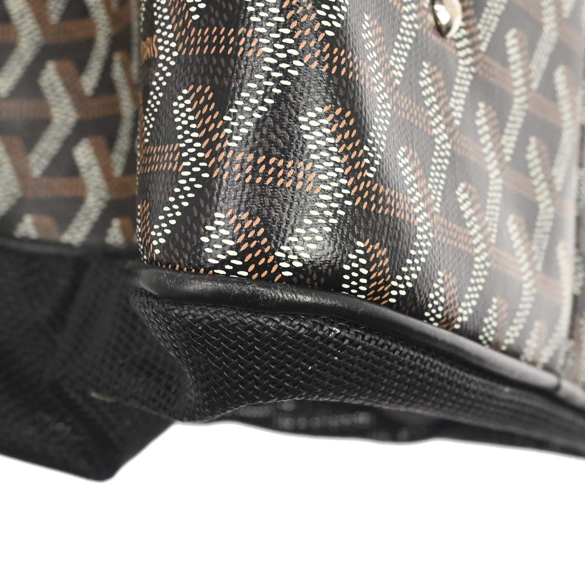 Goyard Black Voltigeur MM Pet Carrier Handbag