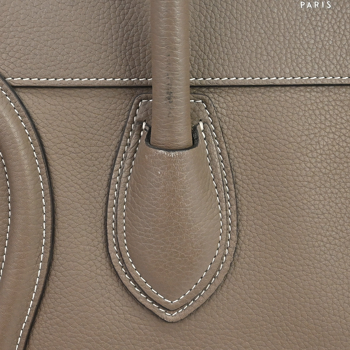 Celine Brown Mini Luggage Tote Handbag