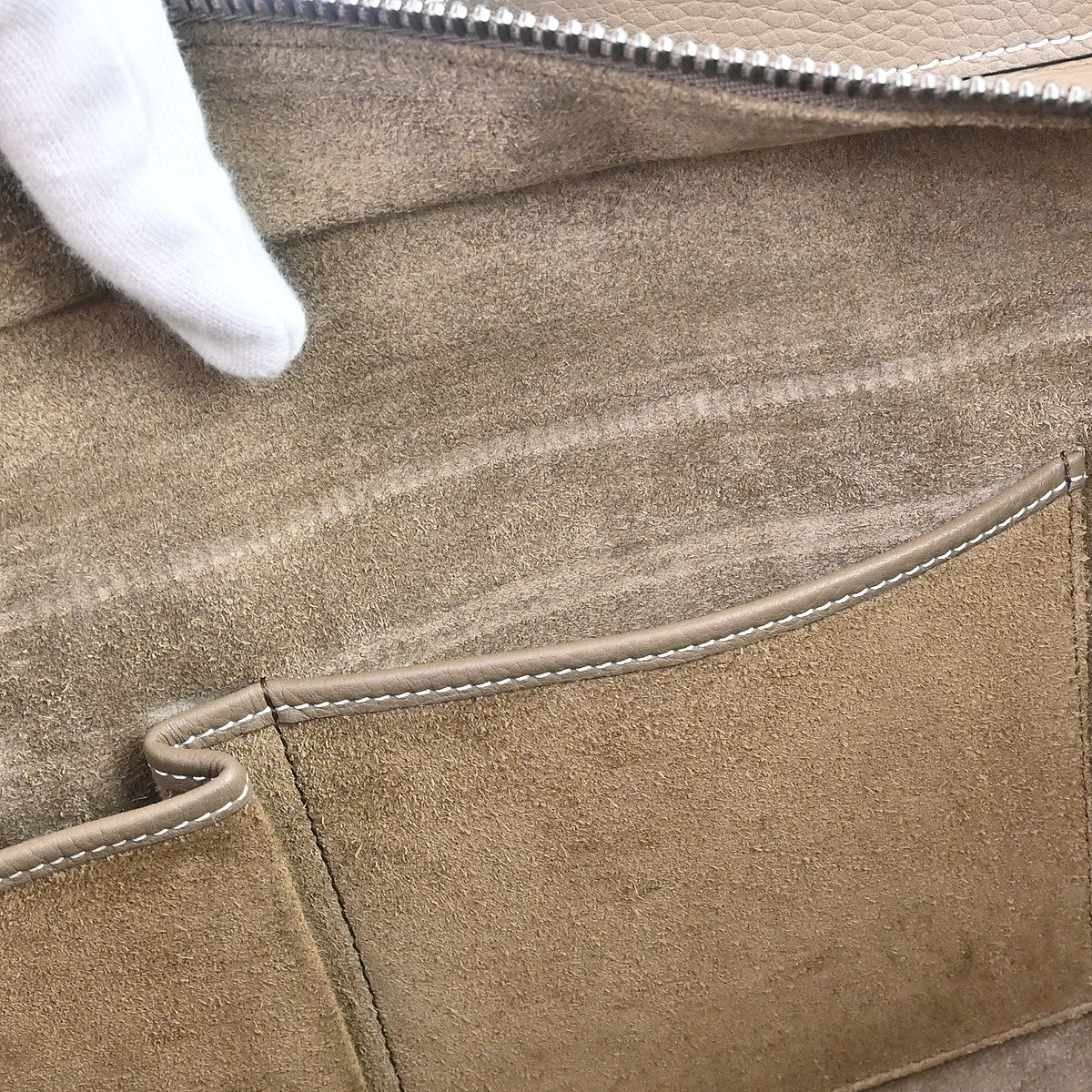 Celine Brown Mini Luggage Tote Handbag