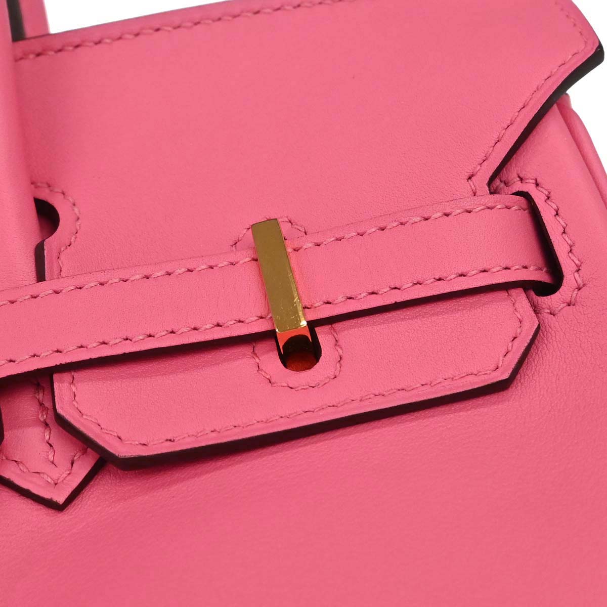 Hermes Rose Azalee Swift Birkin 25 Handbag