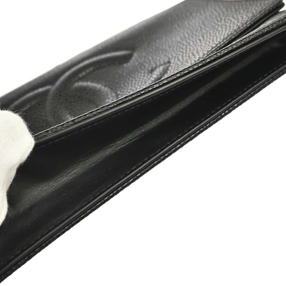 Chanel 2014-2015 Black Caviar Skin Timeless WOC Wallet on Chain Shoulder Bag