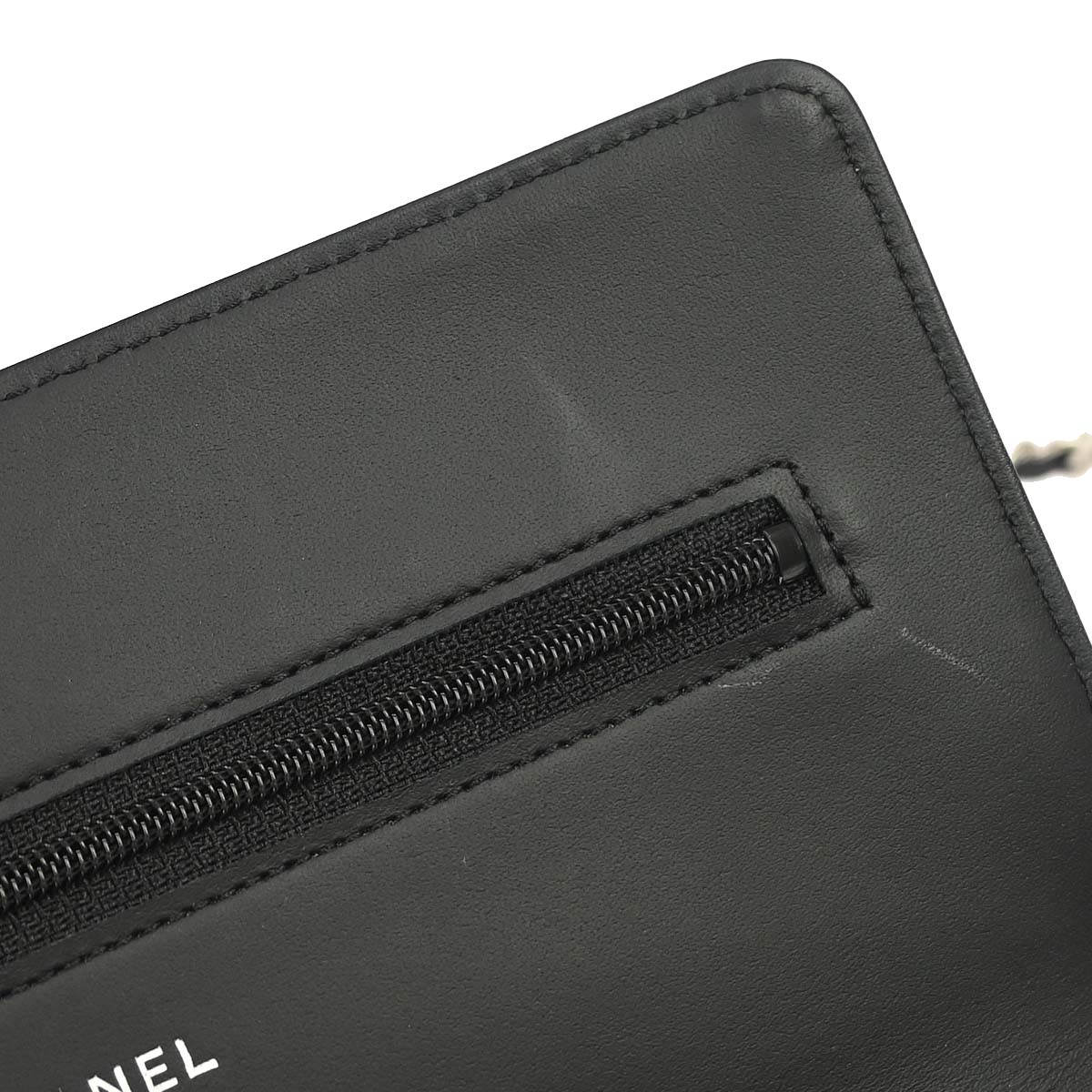 Chanel 2014-2015 Black Caviar Skin Timeless WOC Wallet on Chain Shoulder Bag