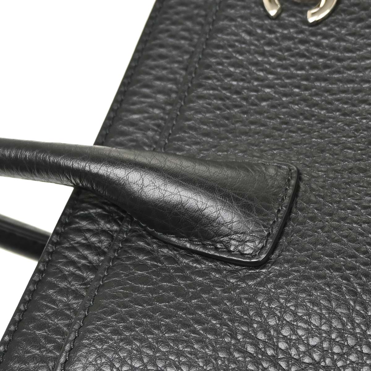 Chanel 2014-2015 Black Deerskin Executive Cerf Tote Bag