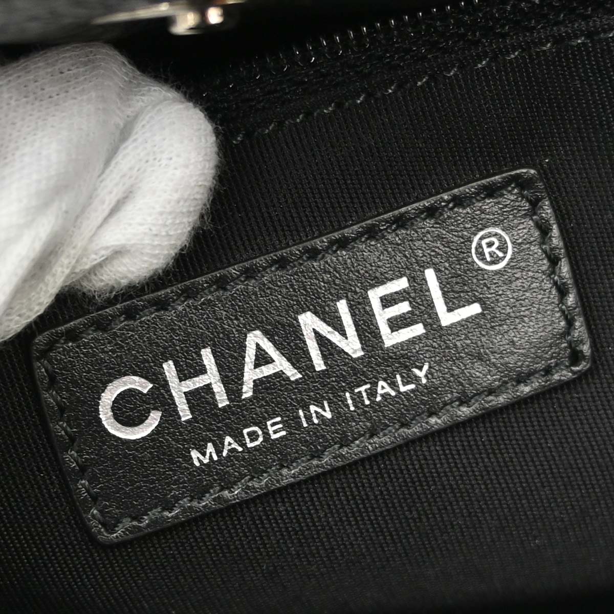 Chanel 2014-2015 Black Deerskin Executive Cerf Tote Bag