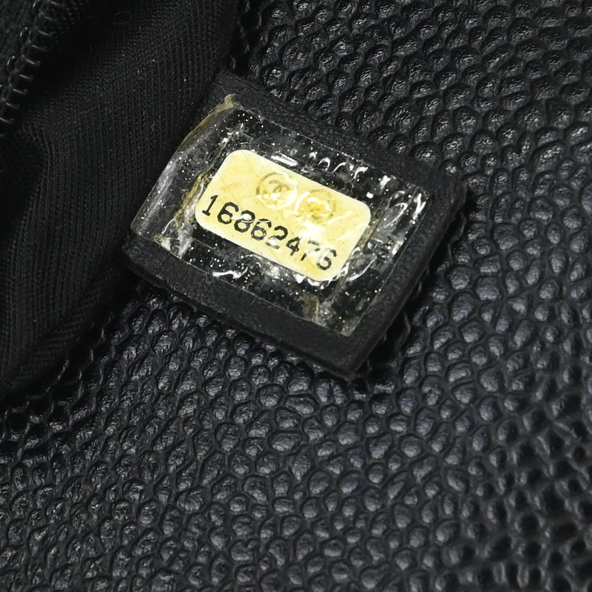Chanel 2012 Black Caviar Skin Half Moon Flap WOC Wallet on Chain Shoulder Bag