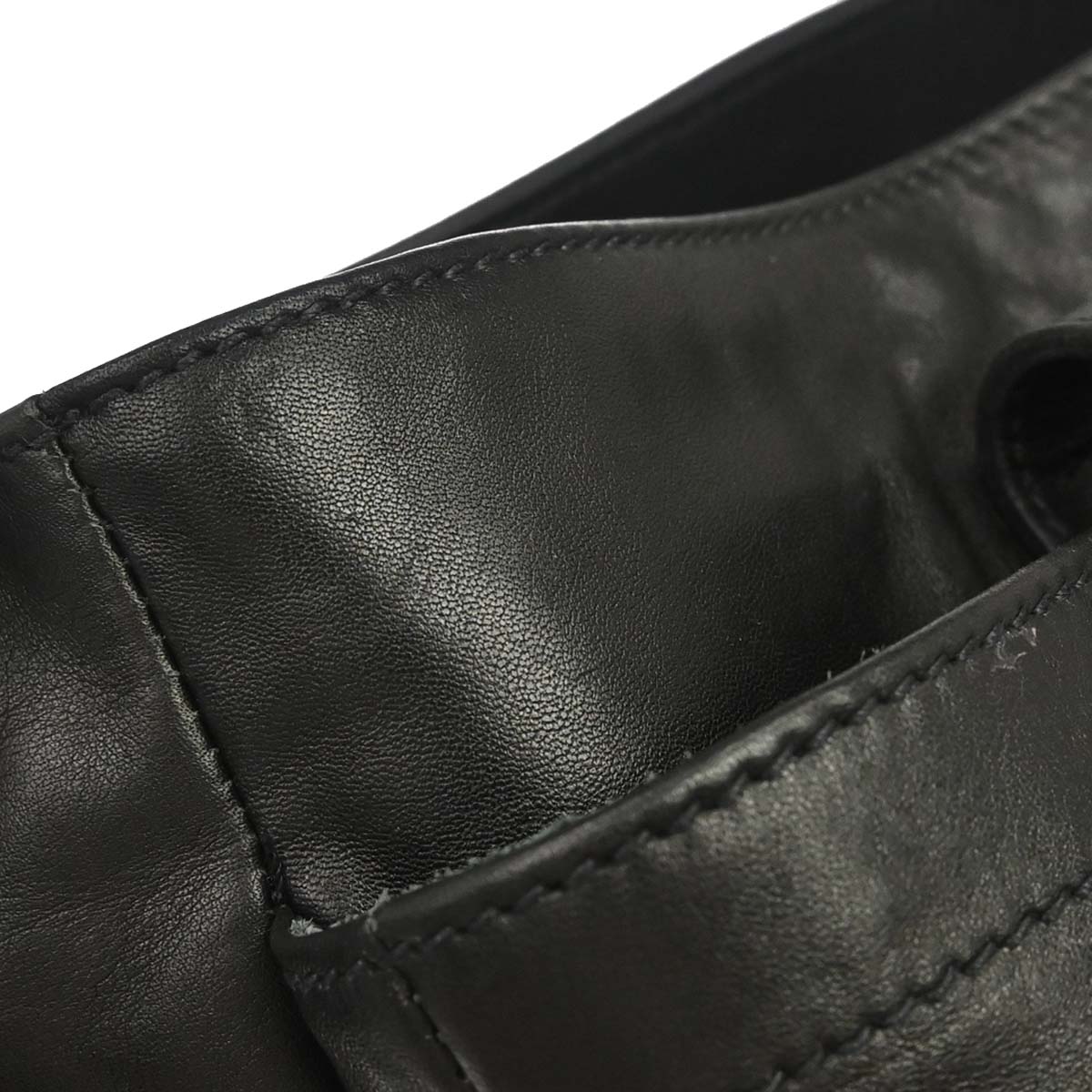 Prada Black Calfskin Messenger Shoulder Bag