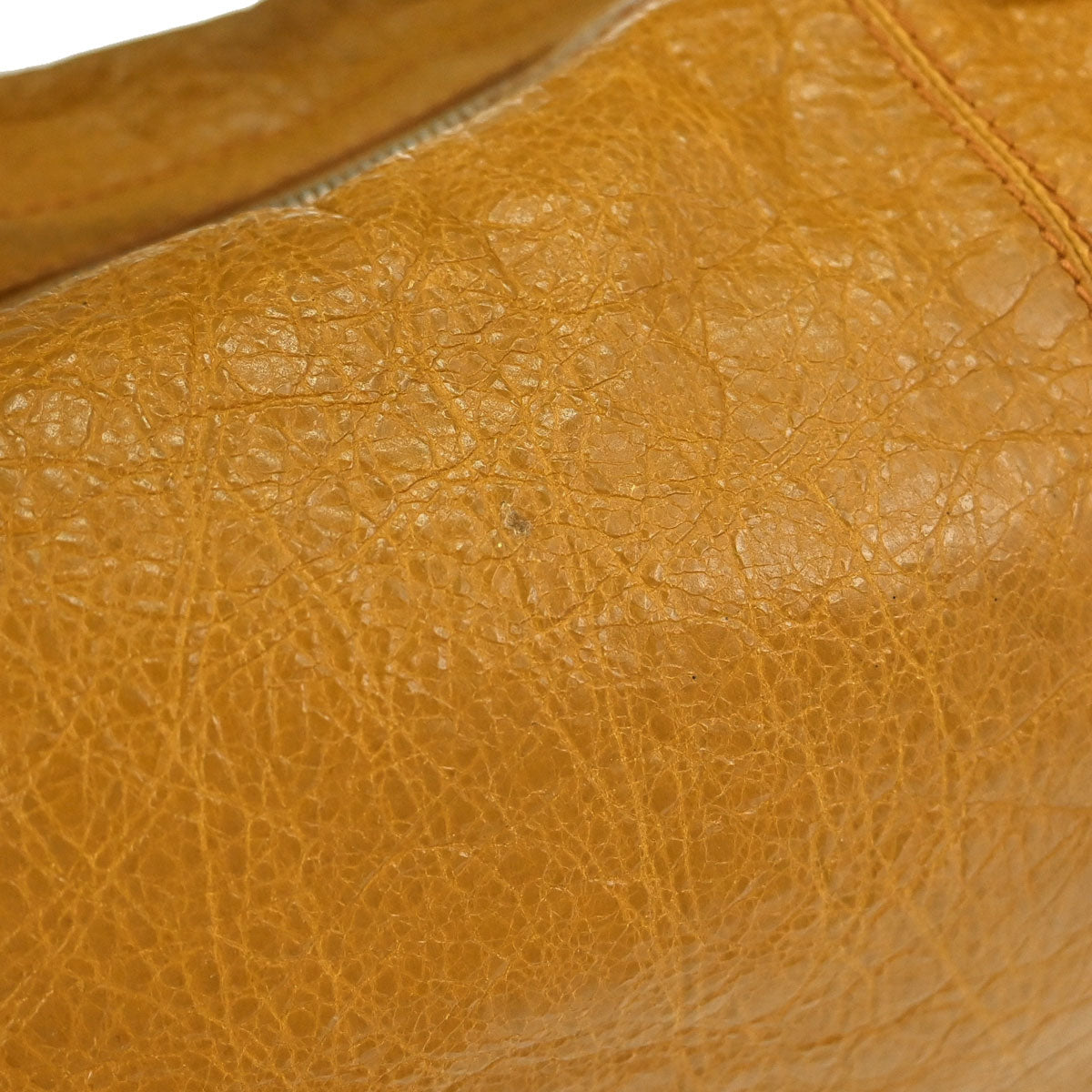 Balenciaga Brown Lambskin Courier Shoulder Bag