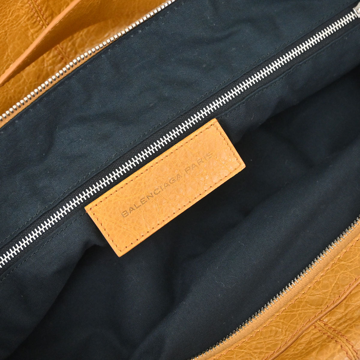 Balenciaga Brown Lambskin Courier Shoulder Bag