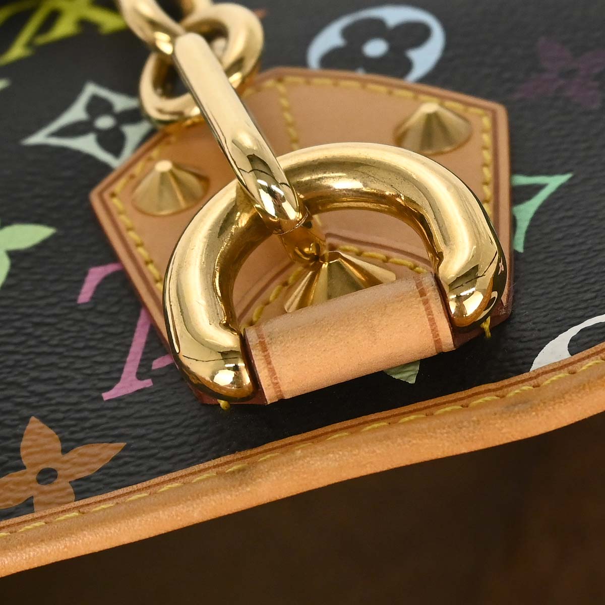 Louis Vuitton 2011 Monogram Multicolor Annie MM Tote Handbag M40308