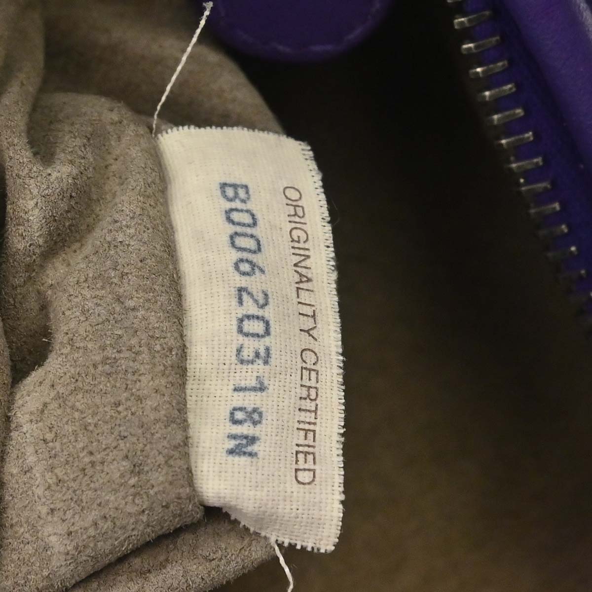 Bottega Veneta Purple Lambskin Intrecciato Hobo Handbag