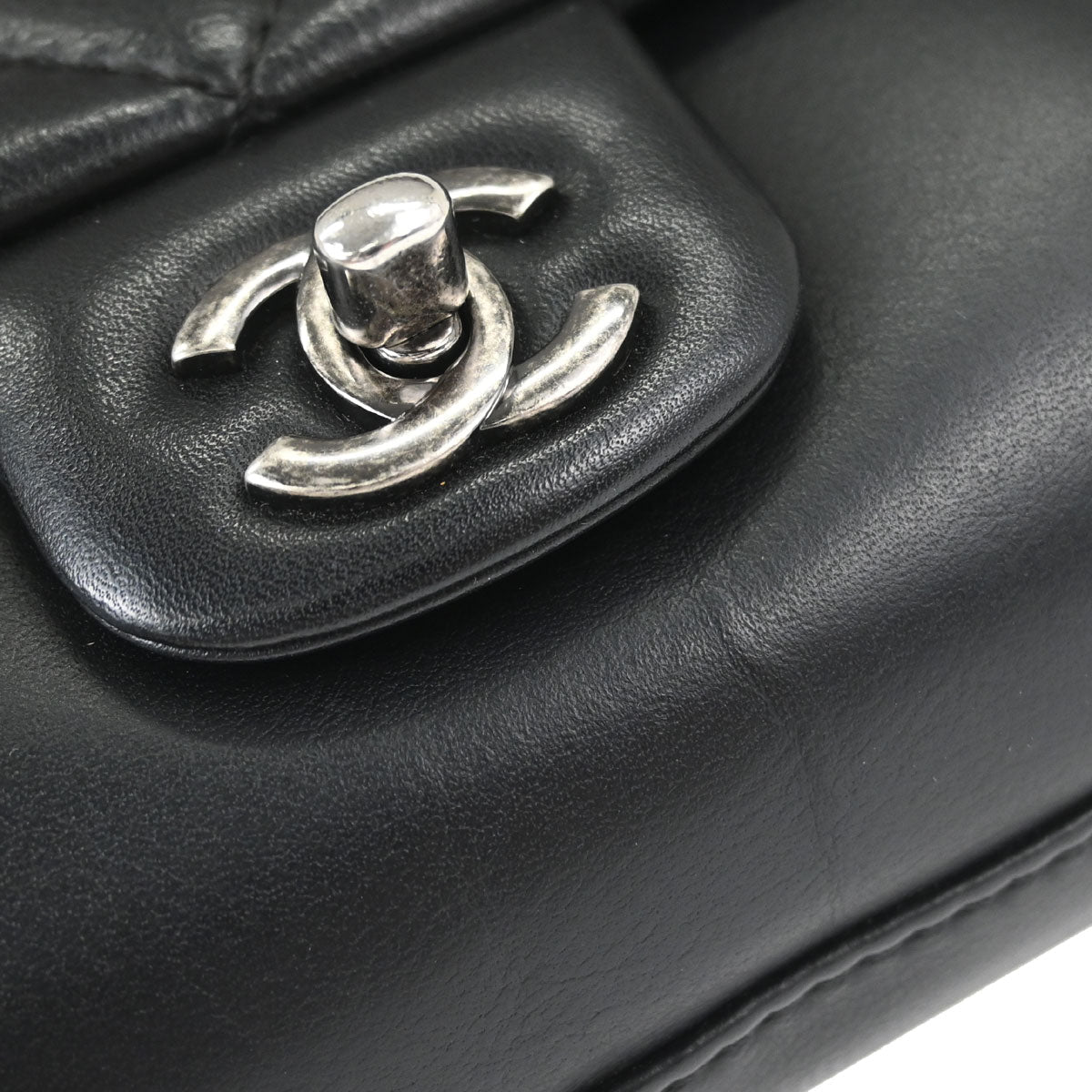 Chanel 2017-2018 Black Calfskin Small Rock My Shoulder Flap Bag 2way Shoulder Handbag