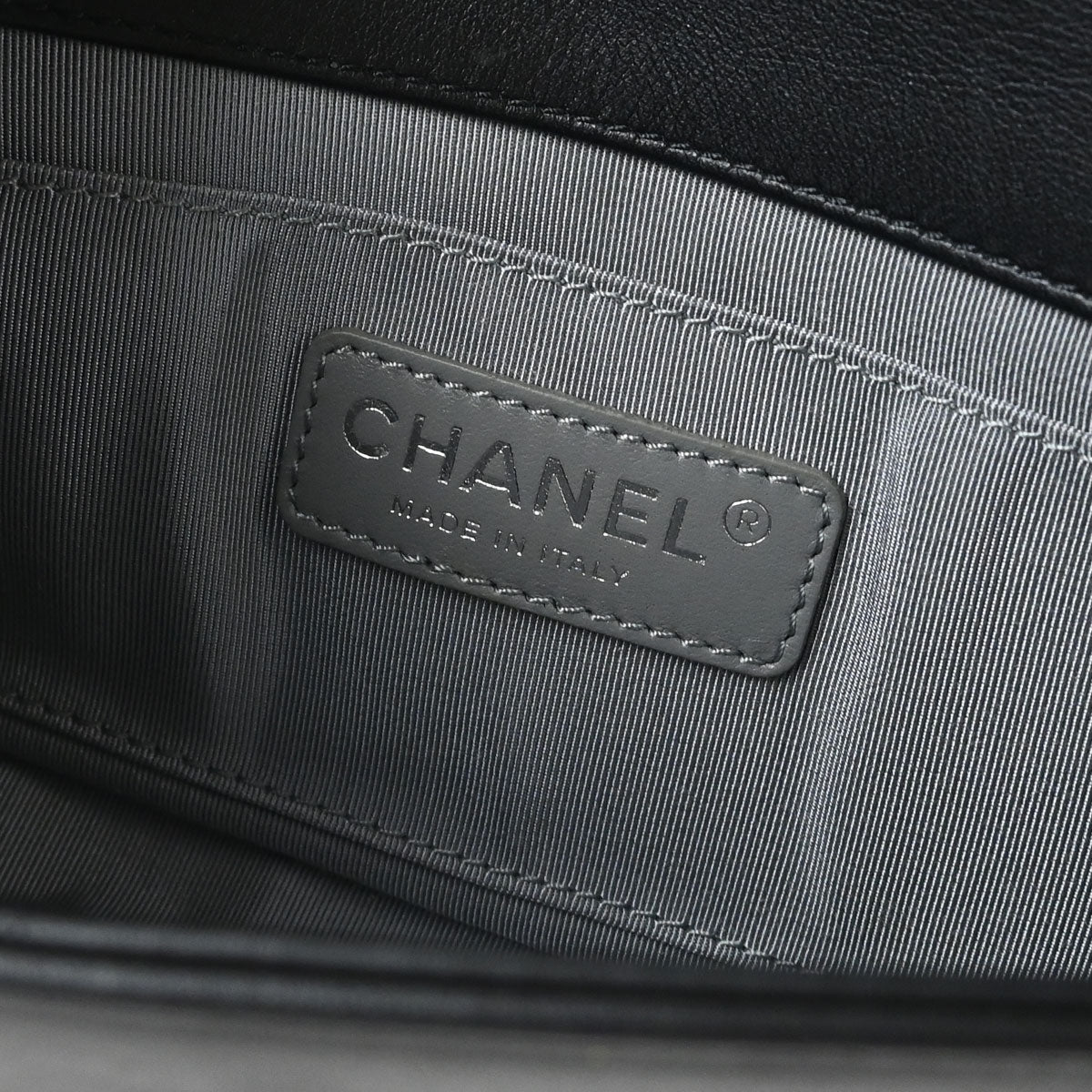 Boy Chanel Black Lambskin Handbag