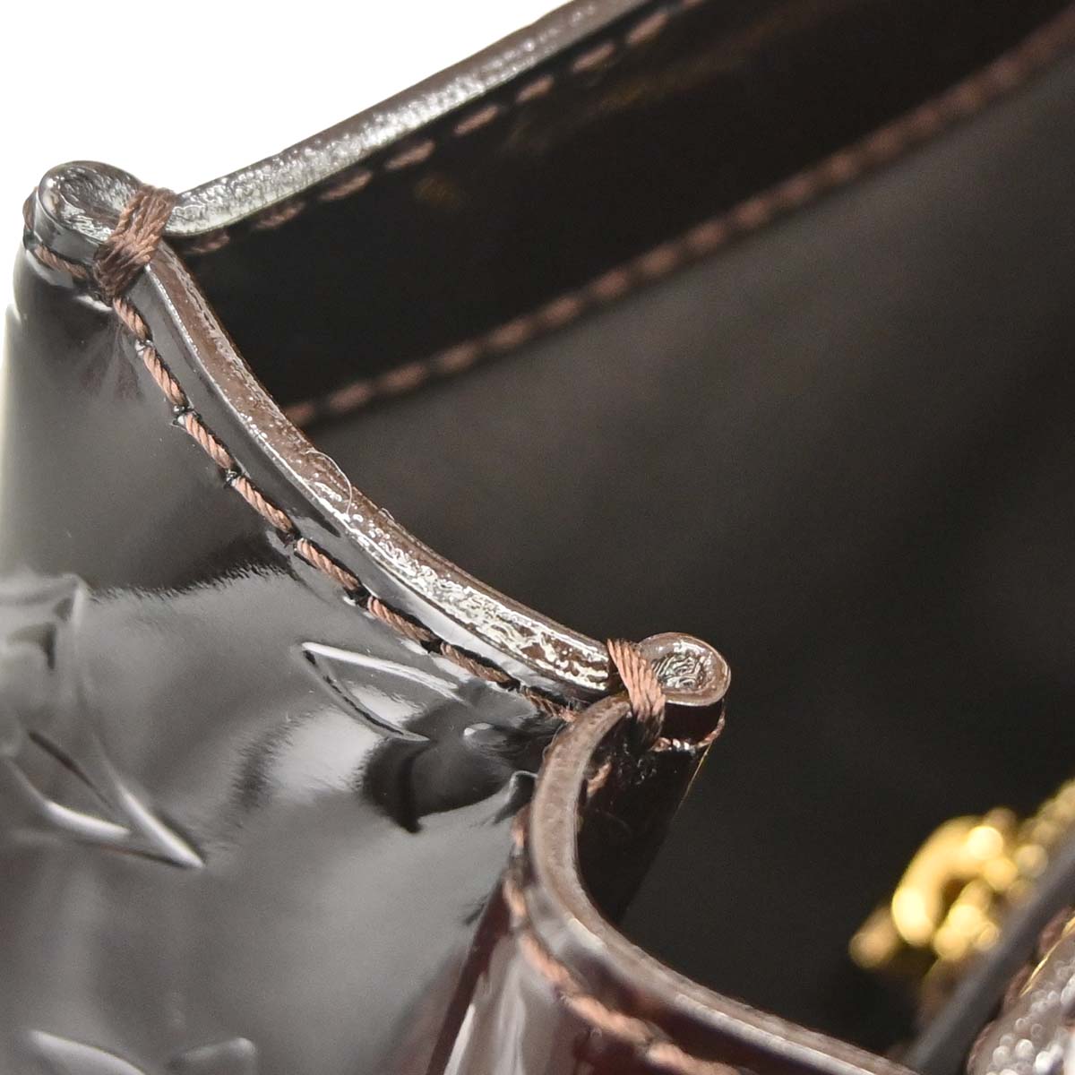 Louis Vuitton 2010 Purple Monogram Vernis Wilshire PM Tote Handbag M93641
