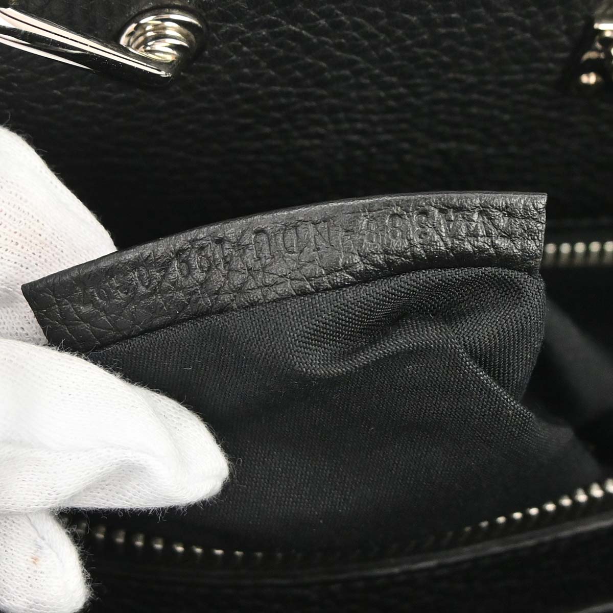 Fendi Black Selleria Peekaboo Fit 2way Shoulder Handbag