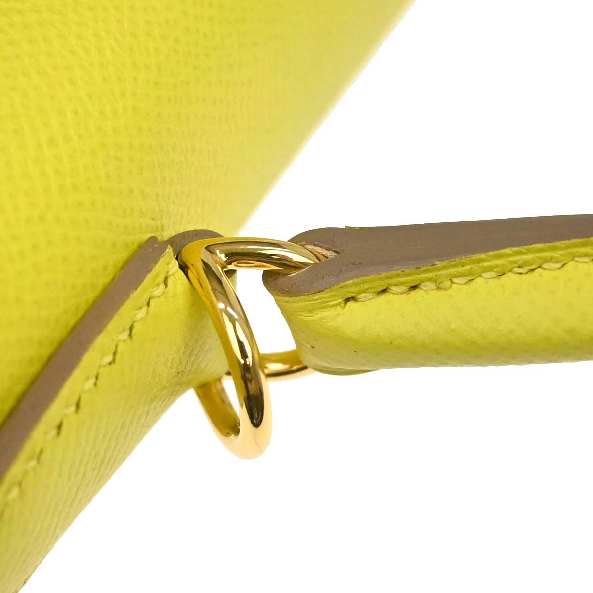 Hermes 2019 Jaune de Naples Epsom Kelly 28 Sellier 2way Shoulder Handbag
