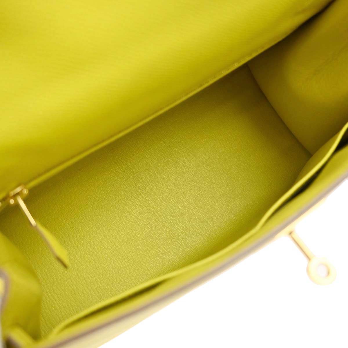 Hermes 2019 Jaune de Naples Epsom Kelly 28 Sellier 2way Shoulder Handbag