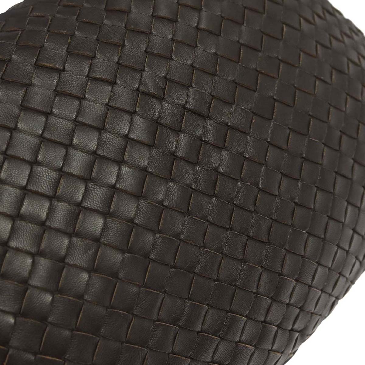 Bottega Veneta Brown Lambskin Intrecciato Hobo Handbag