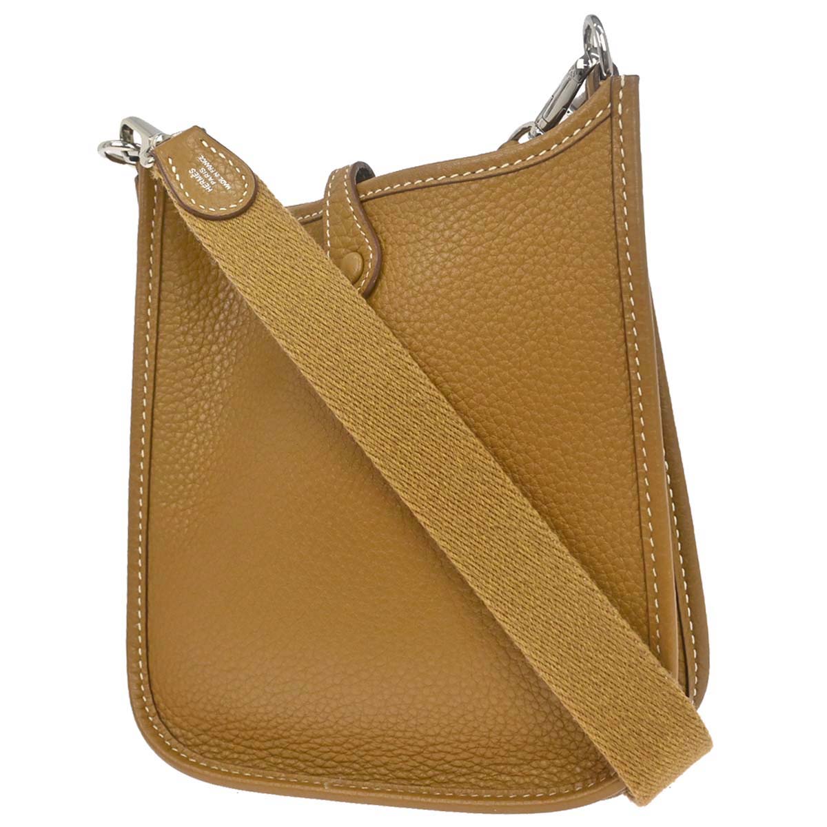 Hermes Kraft Taurillon Clemence Evelyne TPM Shoulder Bag