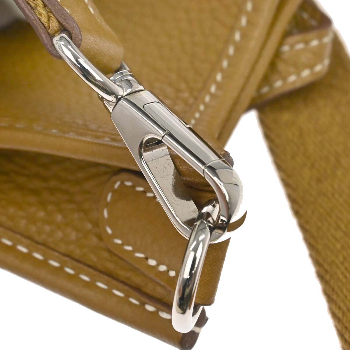 Hermes Kraft Taurillon Clemence Evelyne TPM Shoulder Bag