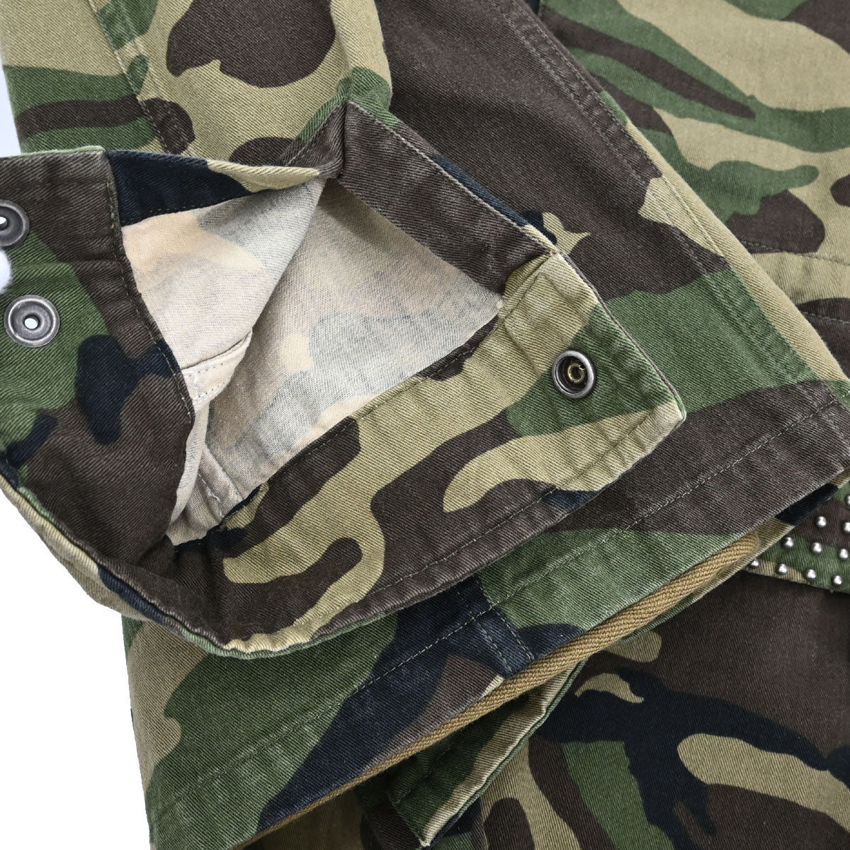 Saint Laurent 2019 Camouflage Jacket Khaki #F34