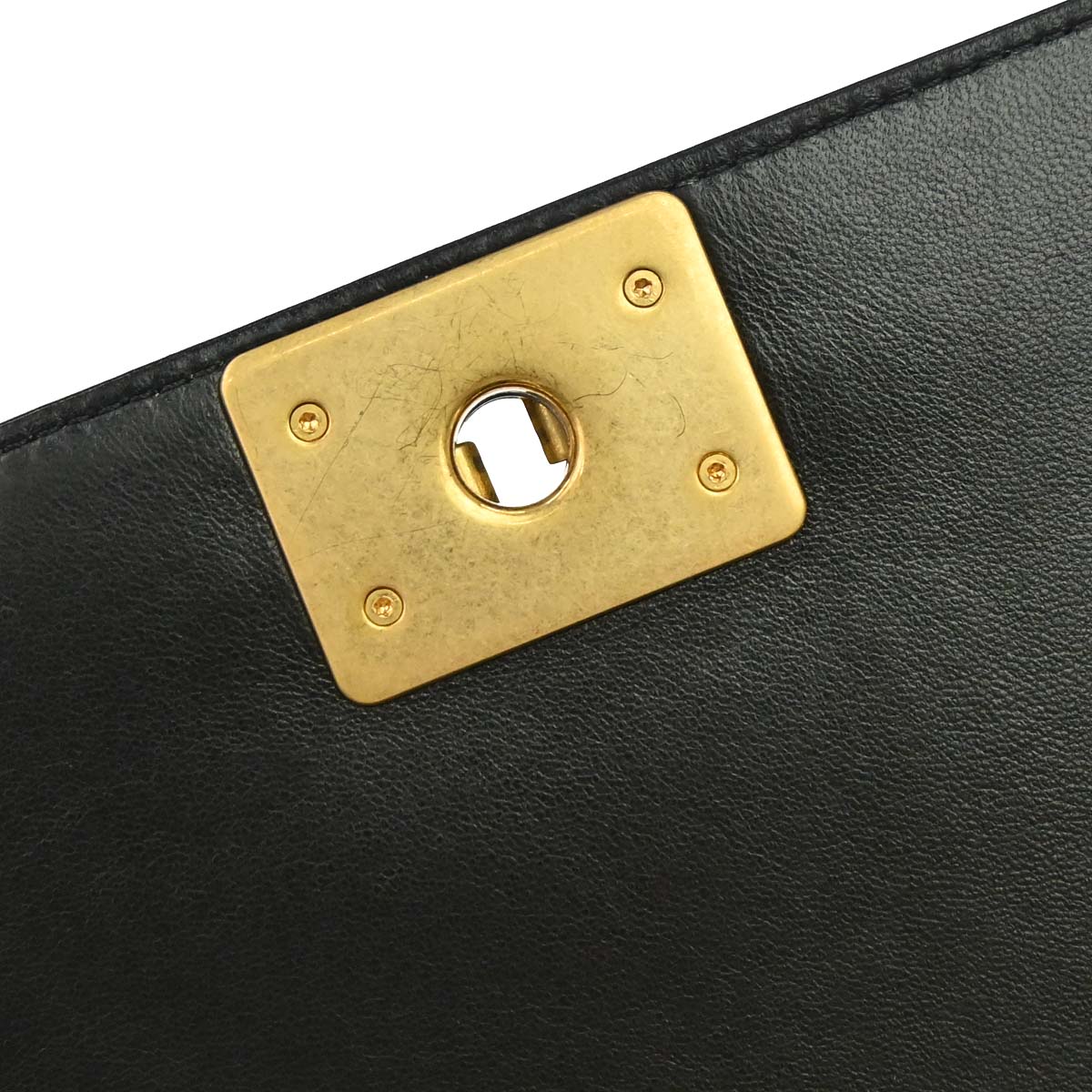 Boy Chanel 2017 Black Lambskin Tweed Medium Shoulder Bag
