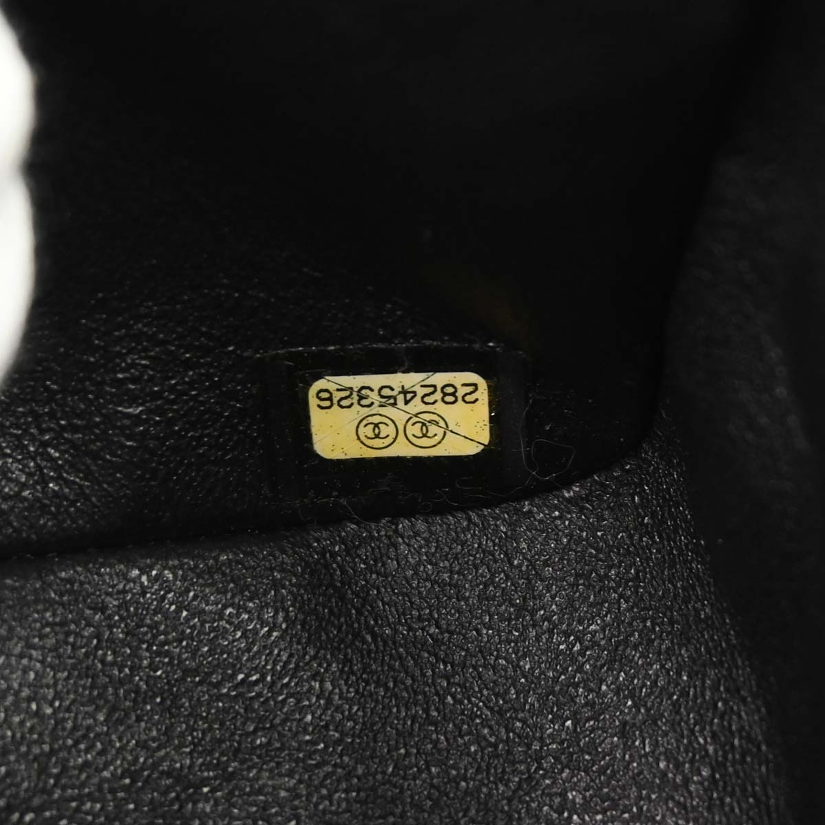 Chanel Black Lambskin Mini Classic Square Flap Shoulder Bag 17