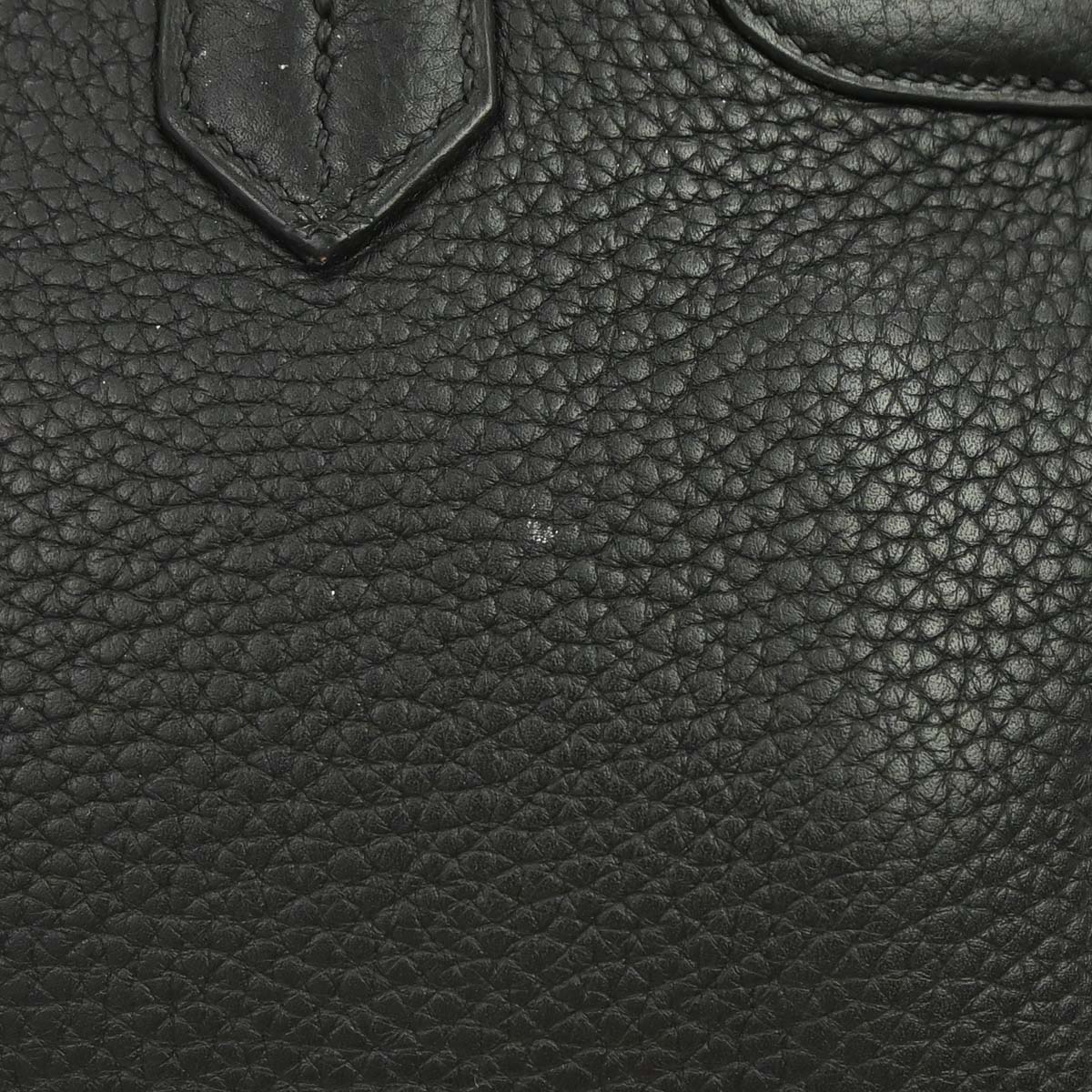 Hermes Black Taurillon Clemence Birkin 30 Handbag